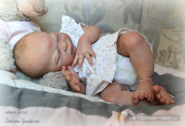 Реалистичная малышка Miracle, из маленькой мастерской Светланы Гундариной-Kler