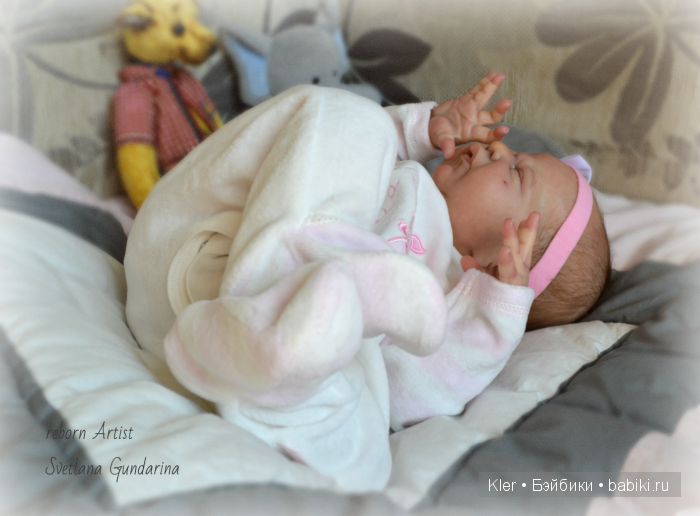 Реалистичная малышка Miracle, из маленькой мастерской Светланы Гундариной-Kler