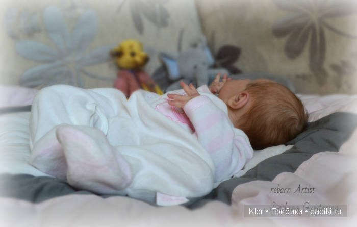 Реалистичная малышка Miracle, из маленькой мастерской Светланы Гундариной-Kler (фото 6)