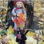 Багровая осень у куклы от  Сони Хатман или моя коллекция шарнирных кукол.