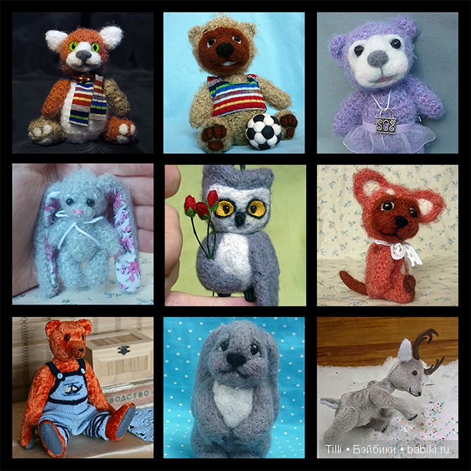 Пасхальный крольчонок валянием из шерсти и другие мои игрушки (фото 9)