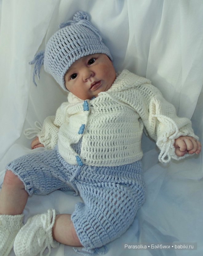 Медвежонок Кристаллик - куклы реборн Ольги Плотниковой (фото 5)