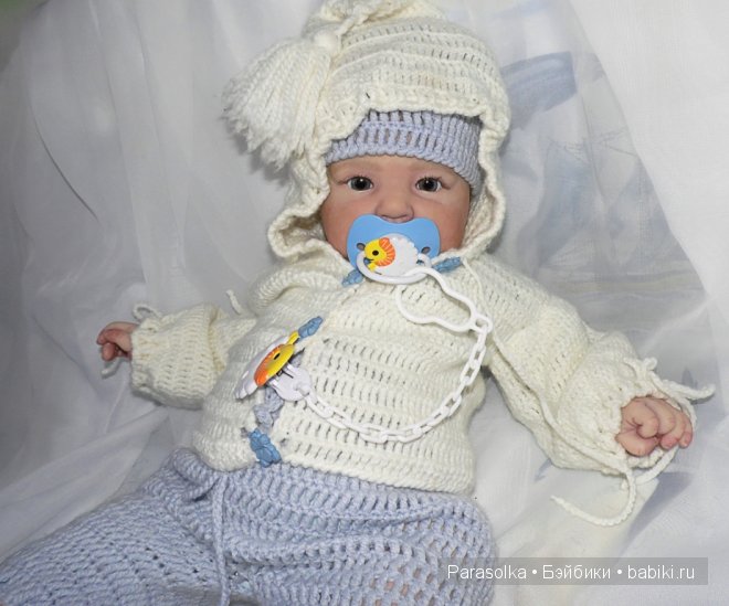 Медвежонок Кристаллик - куклы реборн Ольги Плотниковой