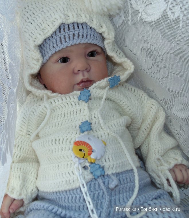 Медвежонок Кристаллик - куклы реборн Ольги Плотниковой