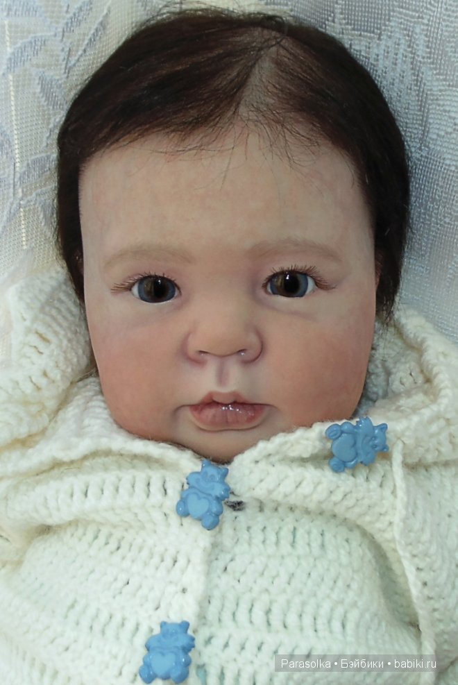 Медвежонок Кристаллик - куклы реборн Ольги Плотниковой