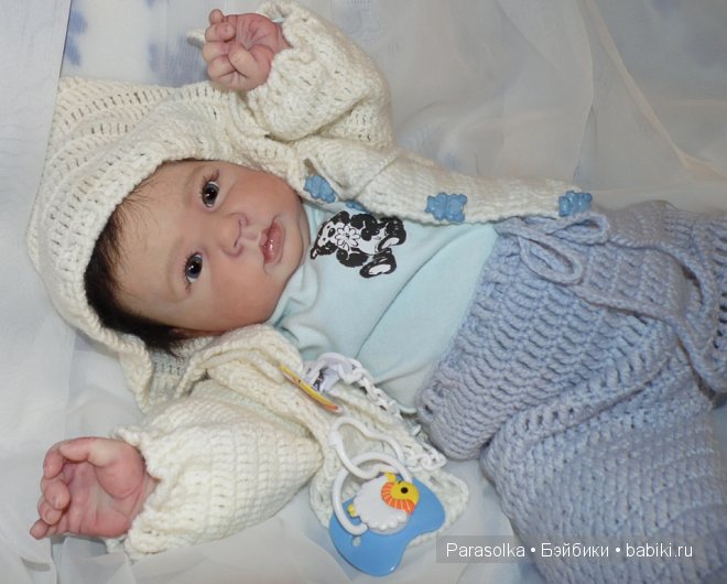 Медвежонок Кристаллик - куклы реборн Ольги Плотниковой