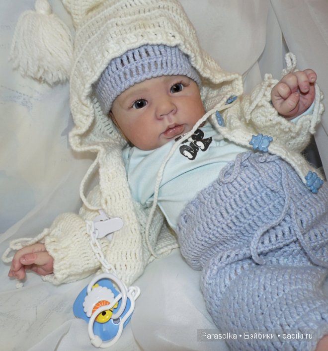 Медвежонок Кристаллик - куклы реборн Ольги Плотниковой