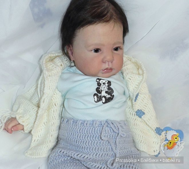 Медвежонок Кристаллик - куклы реборн Ольги Плотниковой