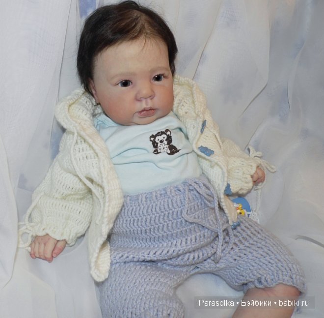 Медвежонок Кристаллик - куклы реборн Ольги Плотниковой