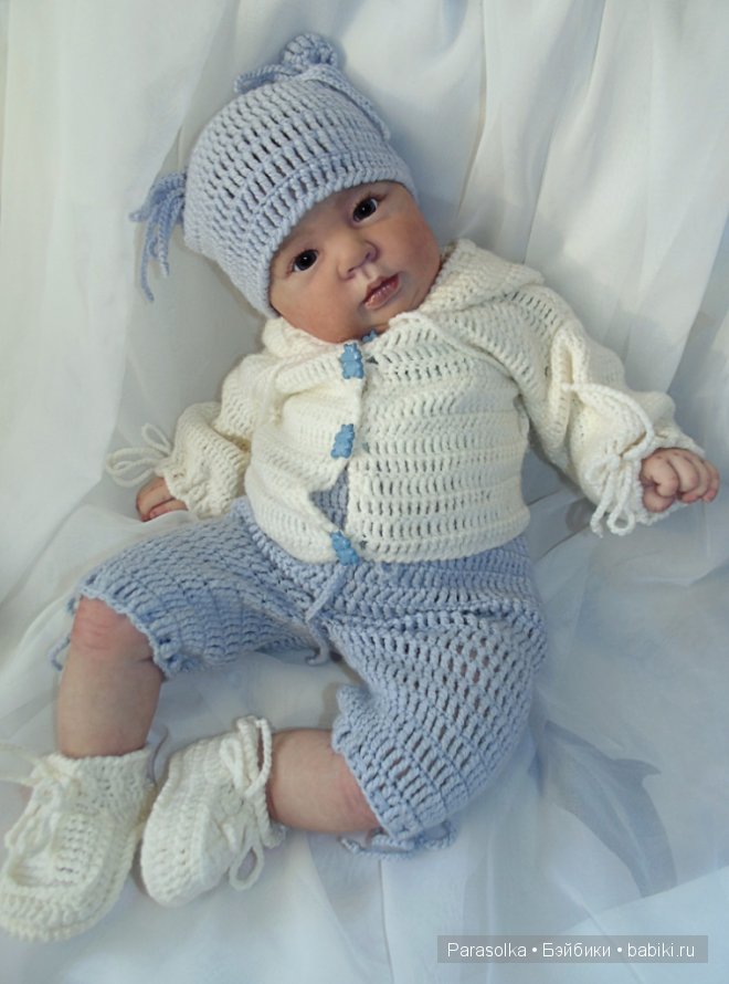 Медвежонок Кристаллик - куклы реборн Ольги Плотниковой (фото 4)