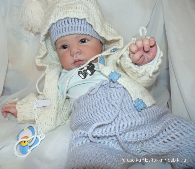 Медвежонок Кристаллик - куклы реборн Ольги Плотниковой