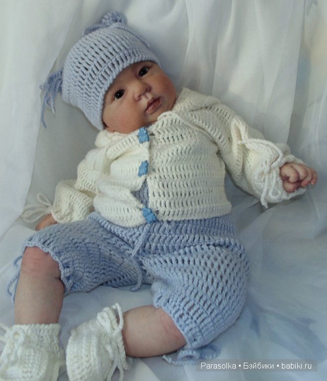 Медвежонок Кристаллик - куклы реборн Ольги Плотниковой (фото 6)