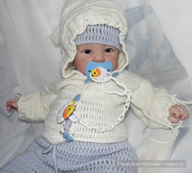 Медвежонок Кристаллик - куклы реборн Ольги Плотниковой