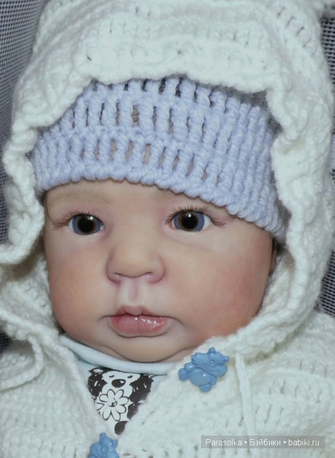 Медвежонок Кристаллик - куклы реборн Ольги Плотниковой