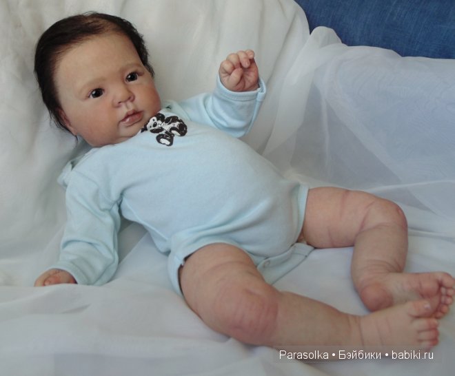 Медвежонок Кристаллик - куклы реборн Ольги Плотниковой