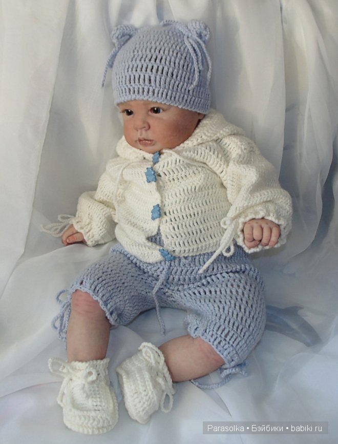 Медвежонок Кристаллик - куклы реборн Ольги Плотниковой (фото 3)