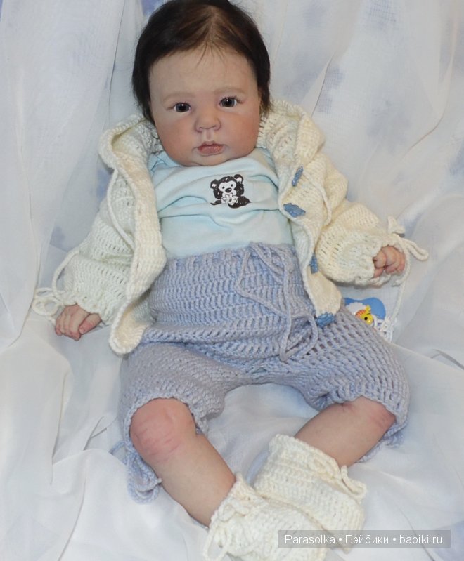 Медвежонок Кристаллик - куклы реборн Ольги Плотниковой