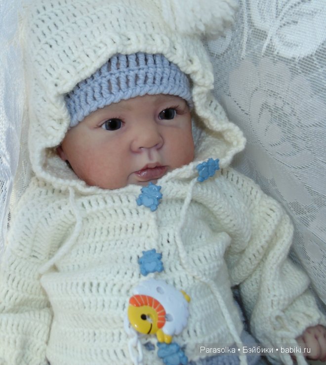 Медвежонок Кристаллик - куклы реборн Ольги Плотниковой