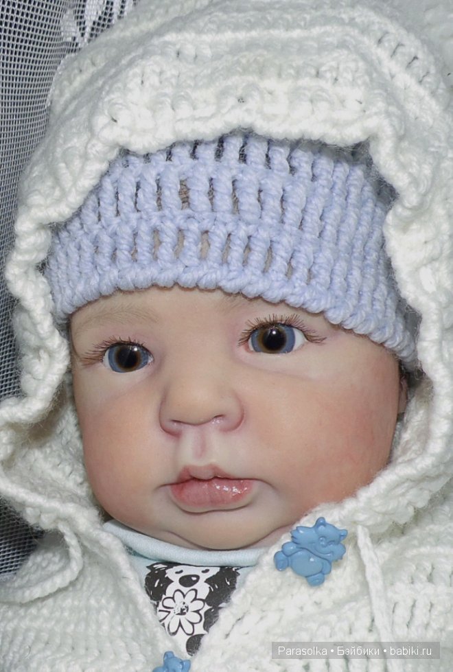 Медвежонок Кристаллик - куклы реборн Ольги Плотниковой