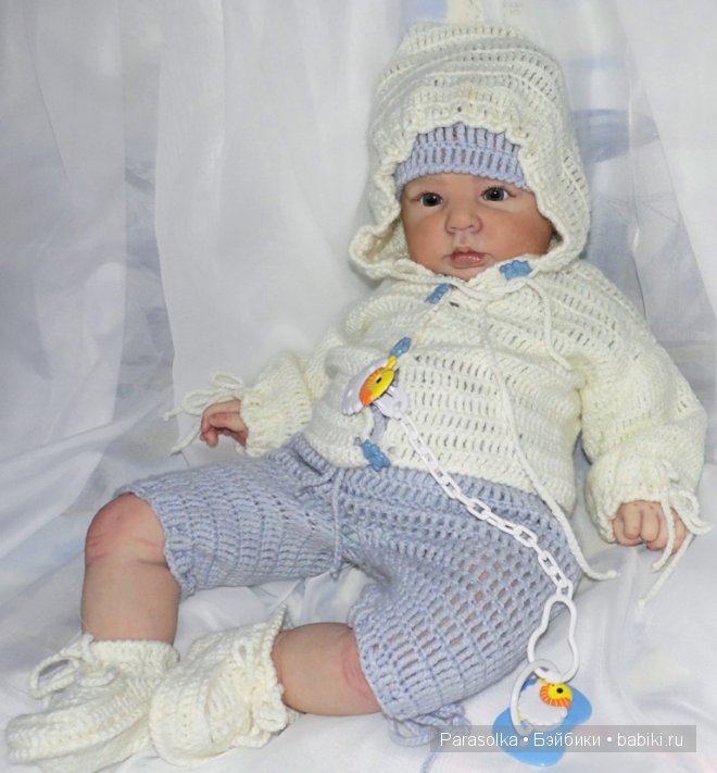 Медвежонок Кристаллик - куклы реборн Ольги Плотниковой