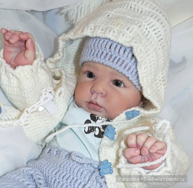 Медвежонок Кристаллик - куклы реборн Ольги Плотниковой