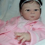 Ульянка, молд Carmela by Sheila Michael, кукла реборн Ольги Плотниковой