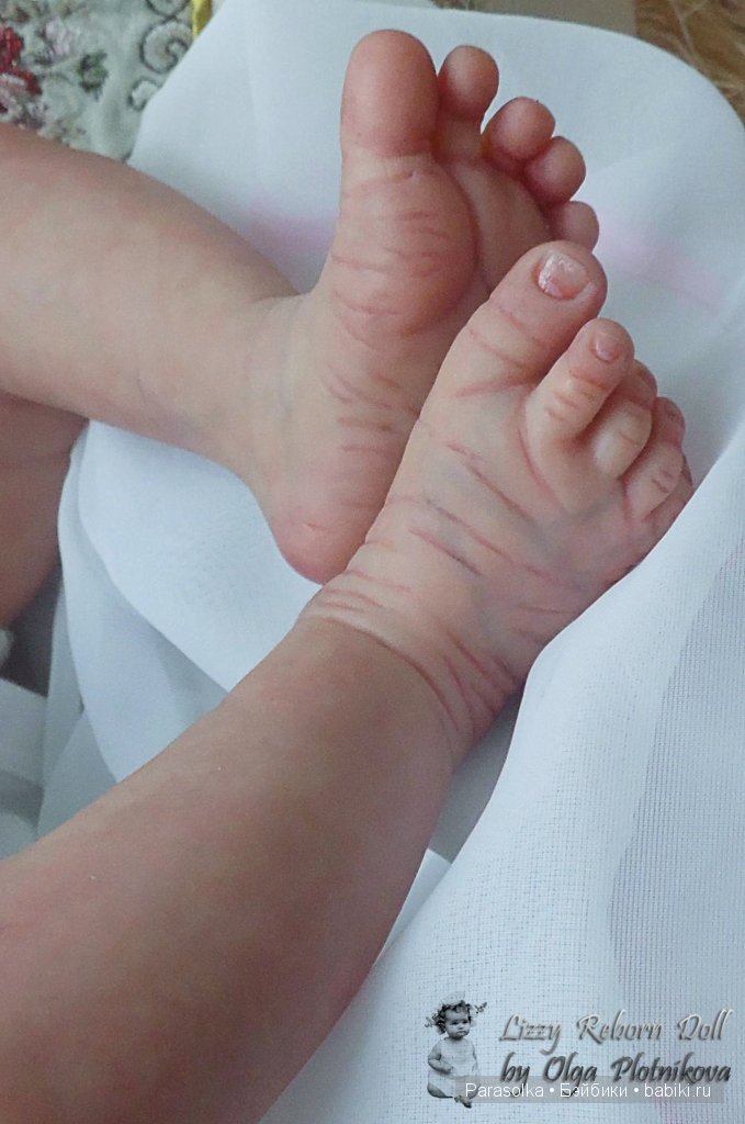 Маленькая бусинка Лиззи. Кукла реборн Ольги Плотниковой