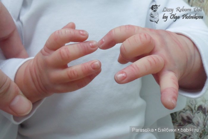 Маленькая бусинка Лиззи. Кукла реборн Ольги Плотниковой