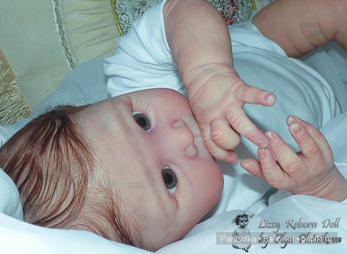 Маленькая бусинка Лиззи. Кукла реборн Ольги Плотниковой (фото 2)