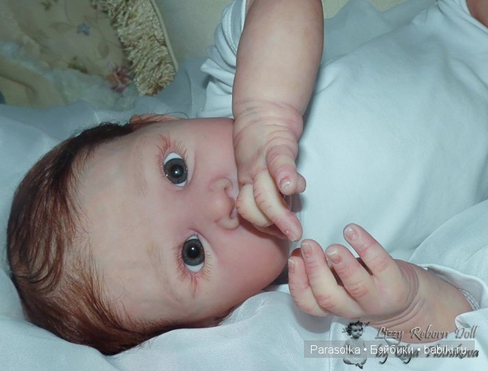 Маленькая бусинка Лиззи. Кукла реборн Ольги Плотниковой