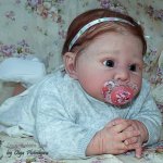 Маленькая бусинка Лиззи. Кукла реборн Ольги Плотниковой