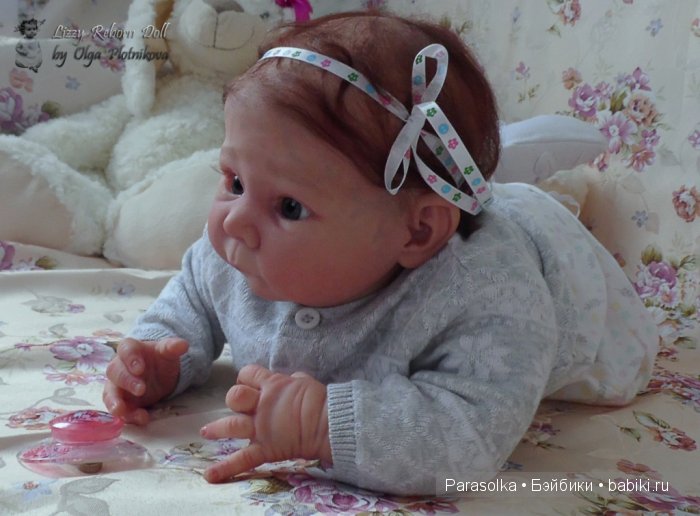 Маленькая бусинка Лиззи. Кукла реборн Ольги Плотниковой