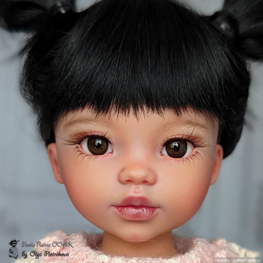 Юми (Vestida de Azul) — ООАК Paola Reina (Паола Рейна) и испанских кукол: перерисовка (фото 3)