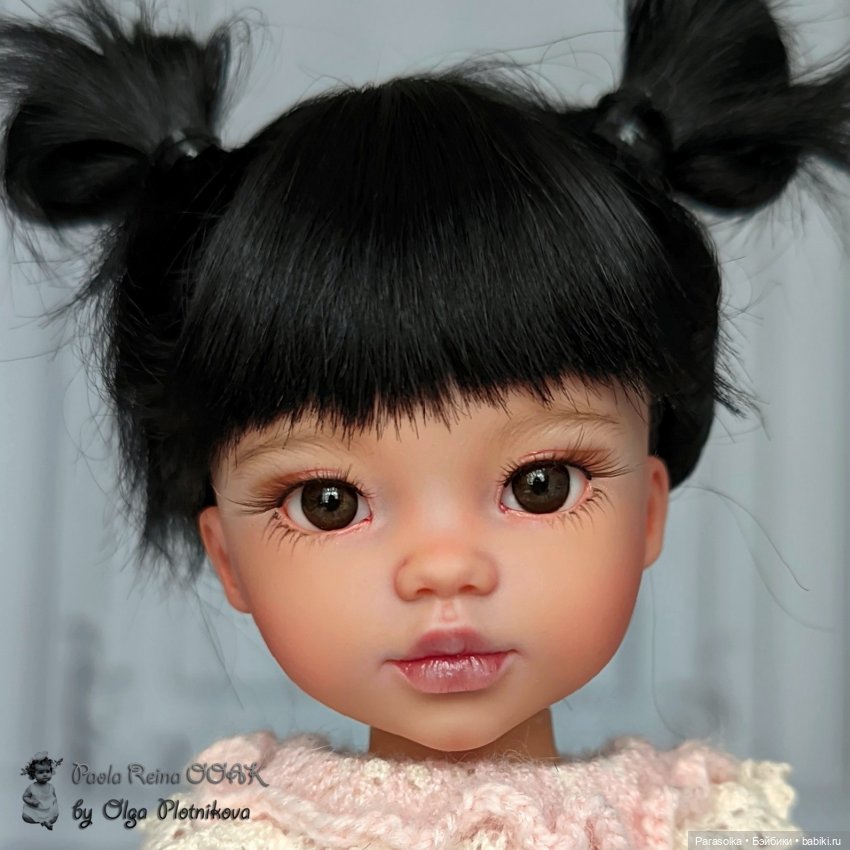Юми (Vestida de Azul) — ООАК Paola Reina (Паола Рейна) и испанских кукол: перерисовка (фото 4)