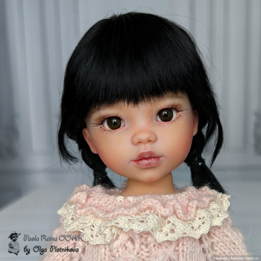 Юми (Vestida de Azul) — ООАК Paola Reina (Паола Рейна) и испанских кукол: перерисовка (фото 9)