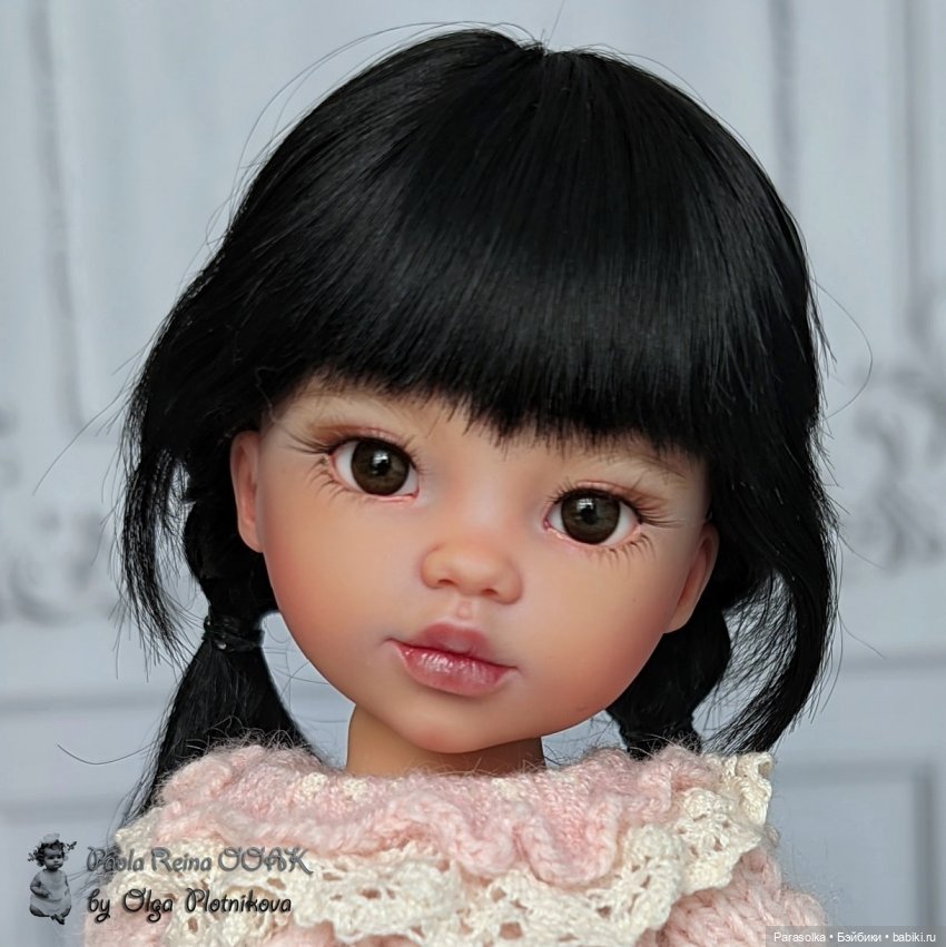 Юми (Vestida de Azul) — ООАК Paola Reina (Паола Рейна) и испанских кукол: перерисовка (фото 7)