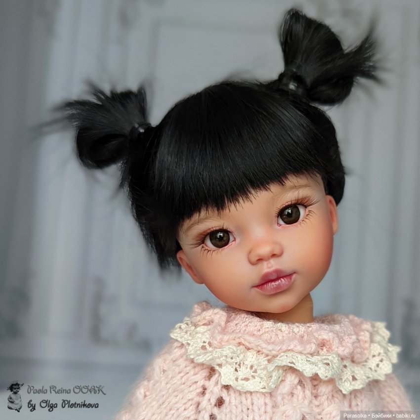 Юми (Vestida de Azul) — ООАК Paola Reina (Паола Рейна) и испанских кукол: перерисовка