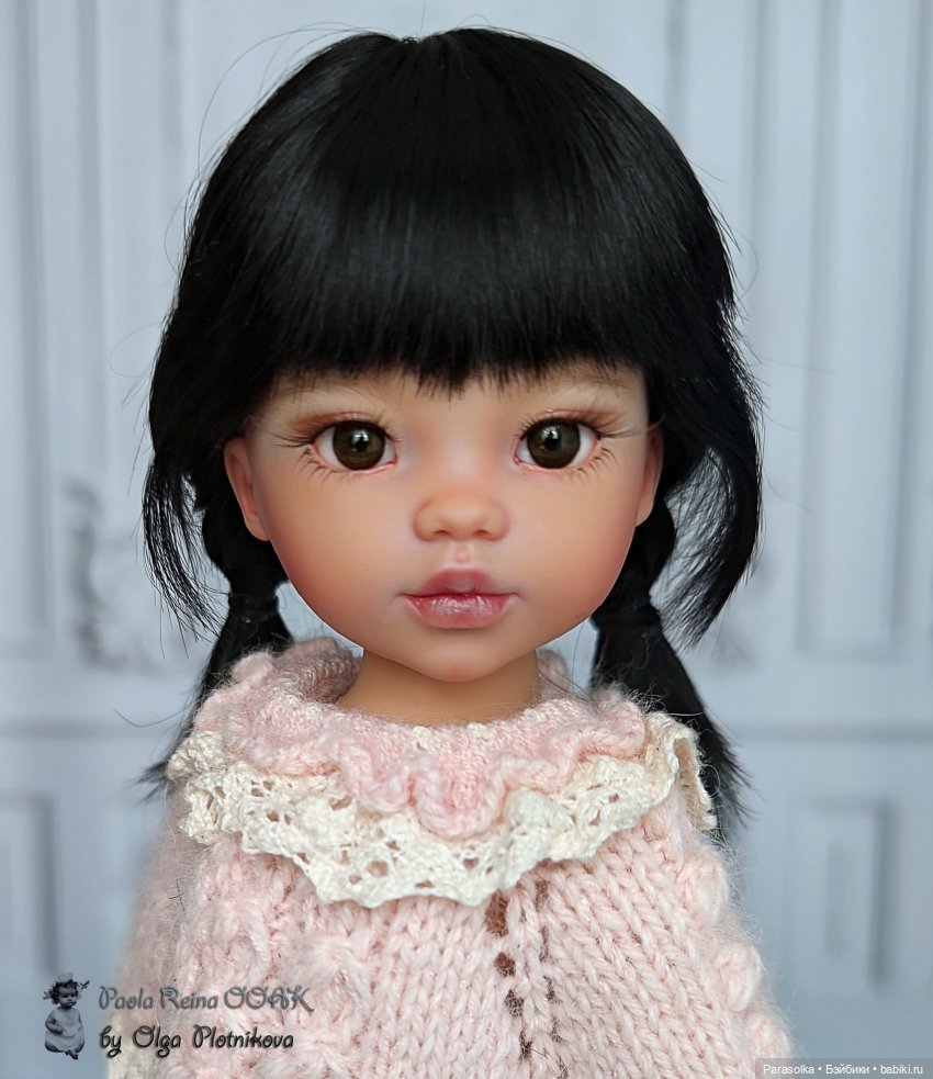 Юми (Vestida de Azul) — ООАК Paola Reina (Паола Рейна) и испанских кукол: перерисовка (фото 6)