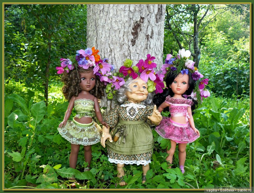 Во саду ли в огороде бабуля и внучата