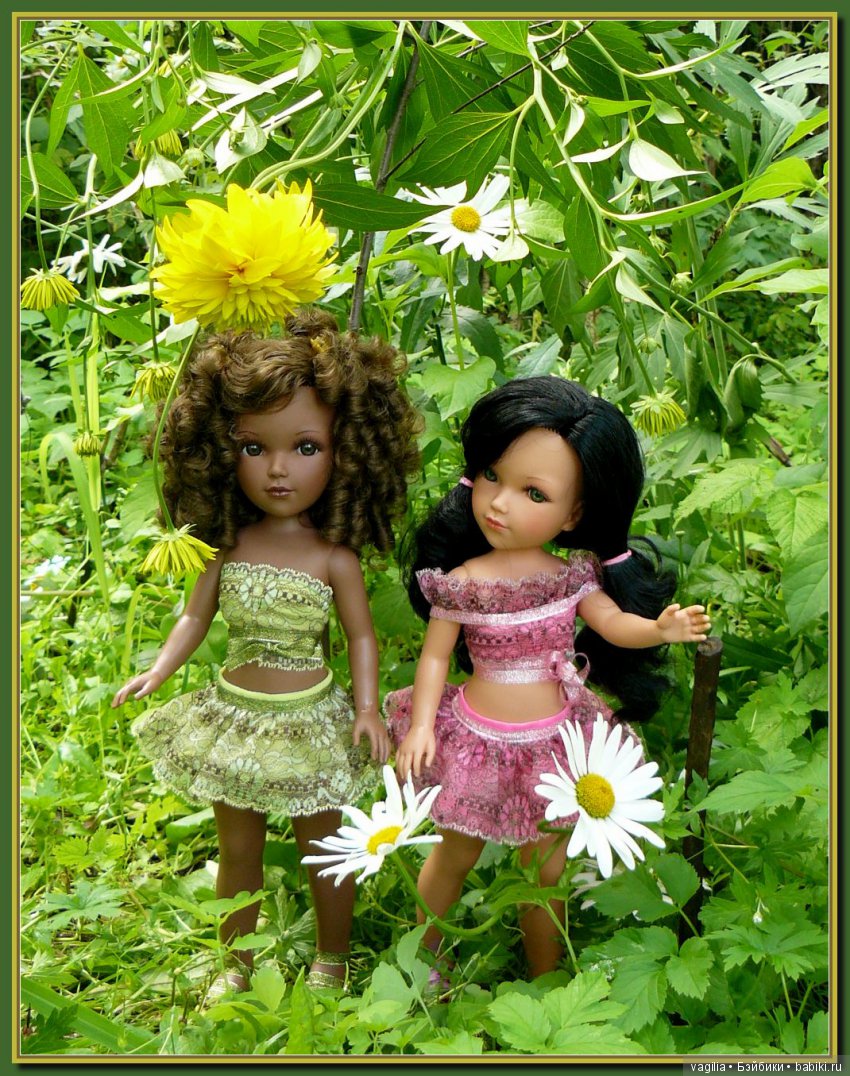 Во саду ли в огороде бабуля и внучата