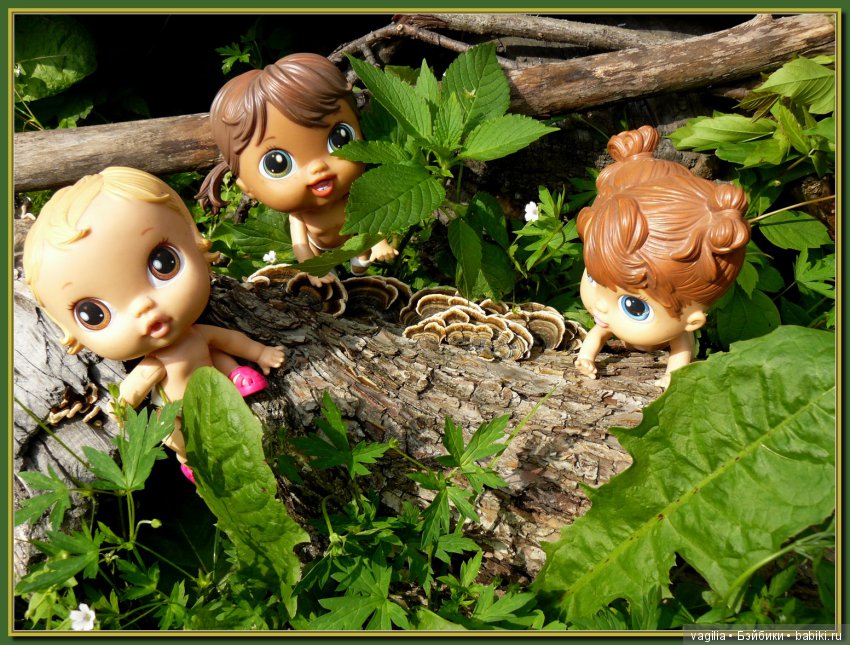 Во саду ли в огороде бабуля и внучата