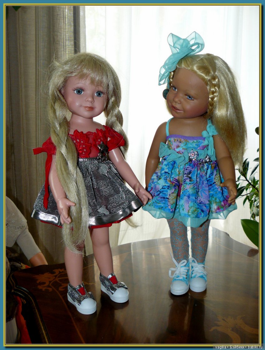 Зинка и Зойка — Куклы EuroGirls Diana Collection: формат 18" (46 см)