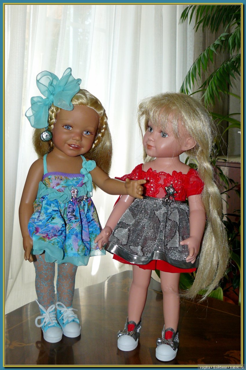Зинка и Зойка — Куклы EuroGirls Diana Collection: формат 18" (46 см)
