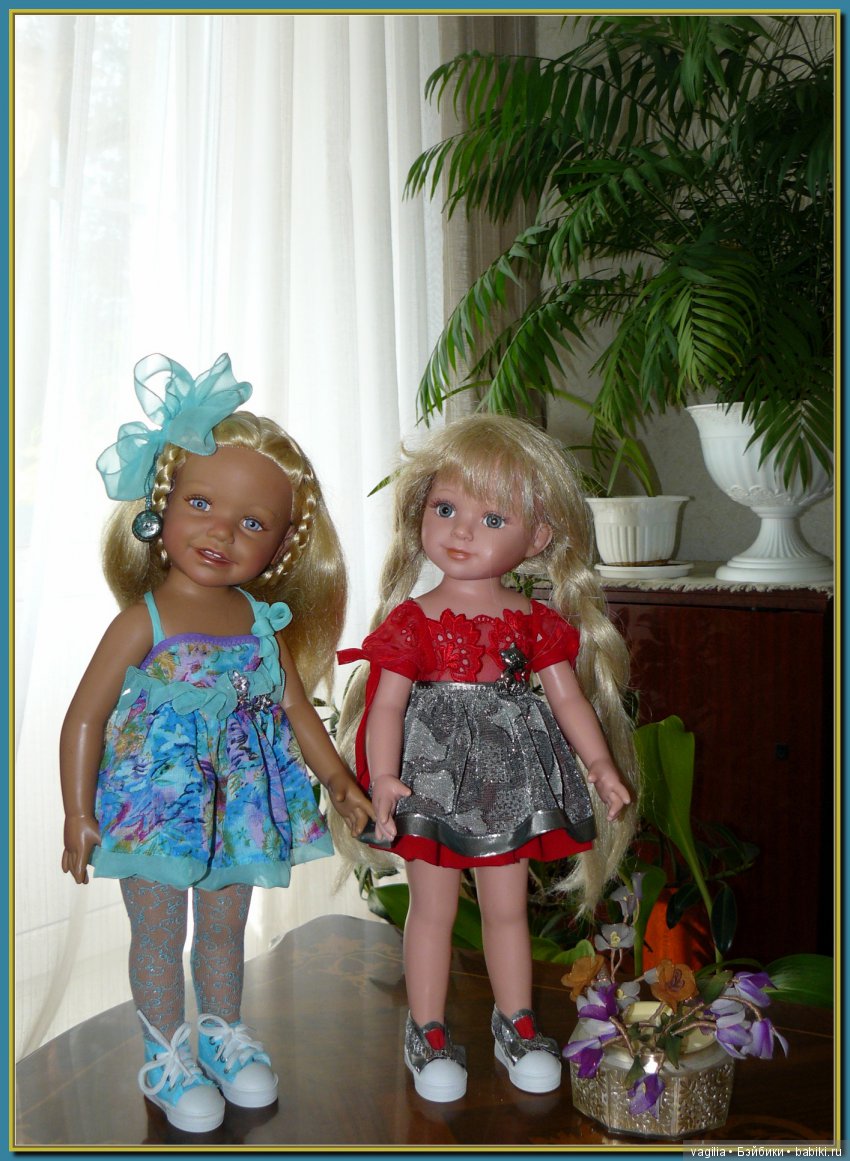 Зинка и Зойка — Куклы EuroGirls Diana Collection: формат 18" (46 см)