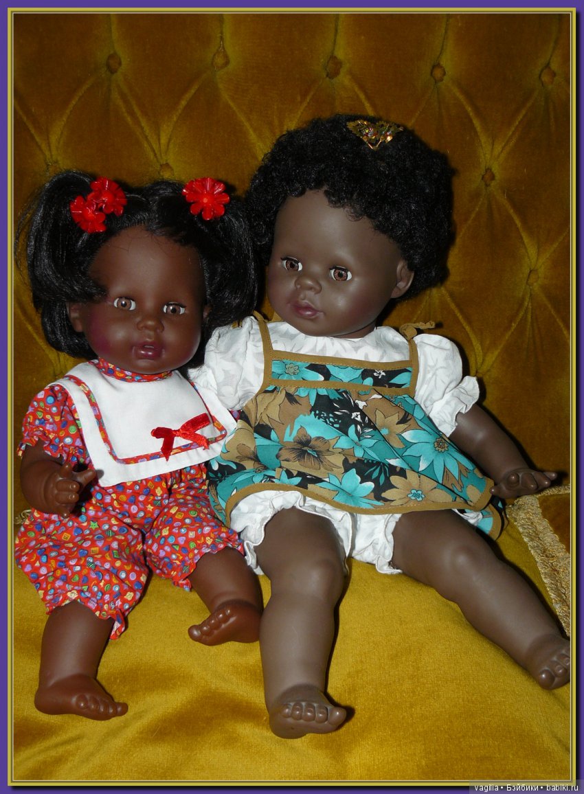 Кукольные негрики — Редкие и винтажные куклы Zapf Creation: Colette