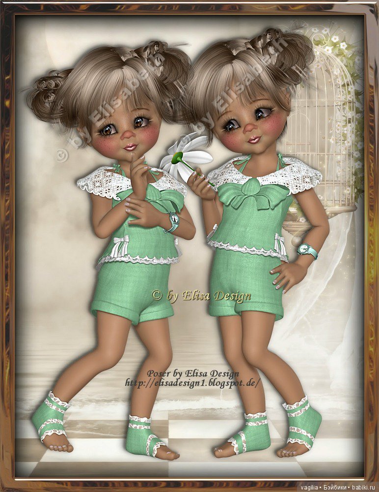 Компьютерные дизайнеры тоже играют в куклы