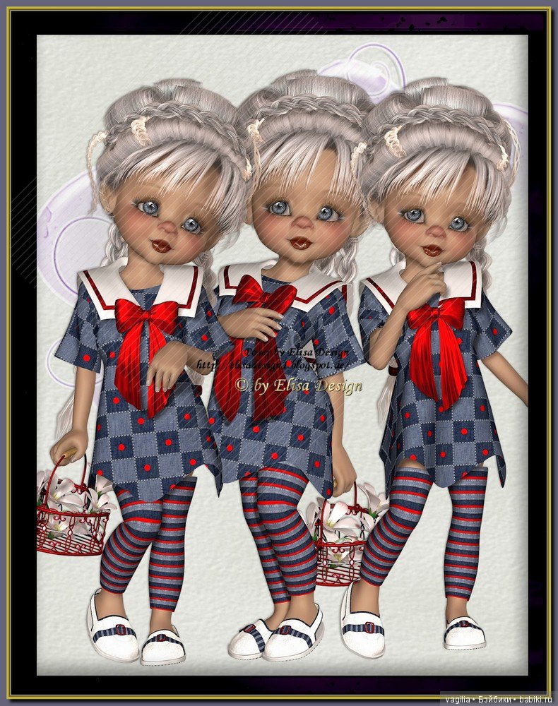 Компьютерные дизайнеры тоже играют в куклы