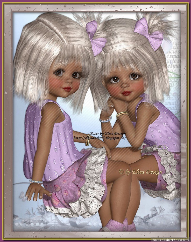 Компьютерные дизайнеры тоже играют в куклы