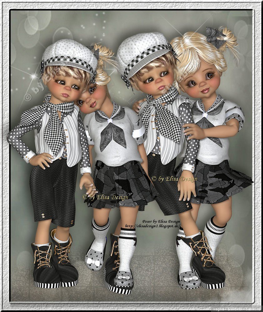 Компьютерные дизайнеры тоже играют в куклы