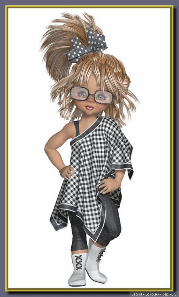 Виртуальный народец в модных нарядах